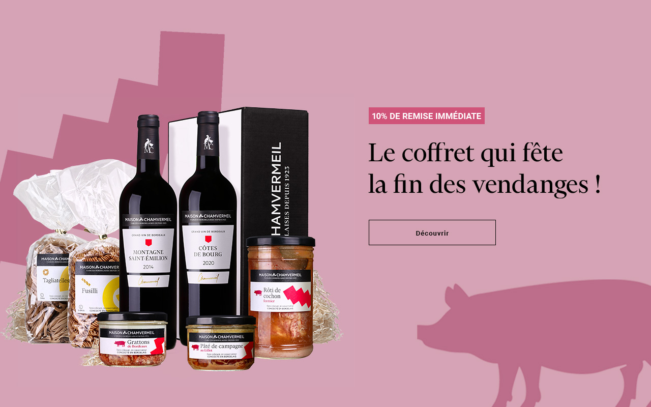 Le coffret qui fête la fin des vendanges